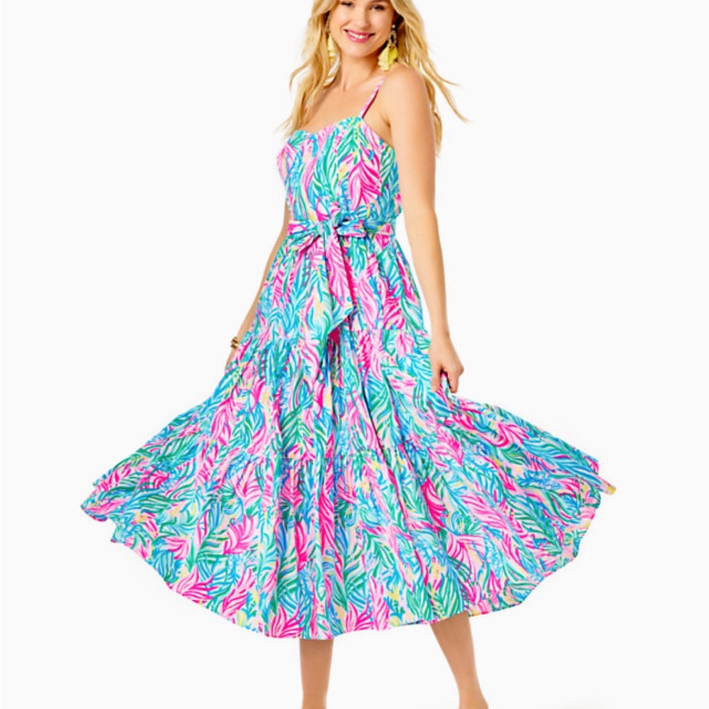 Lilly Pulitzer Edith cotton midi dress